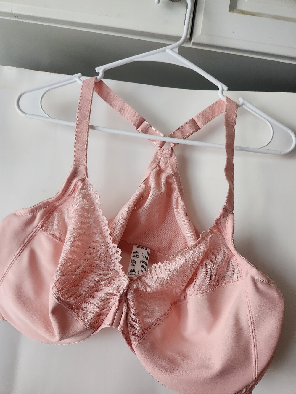 Glamorise 46c Front Closure Peach/ Pink Blush